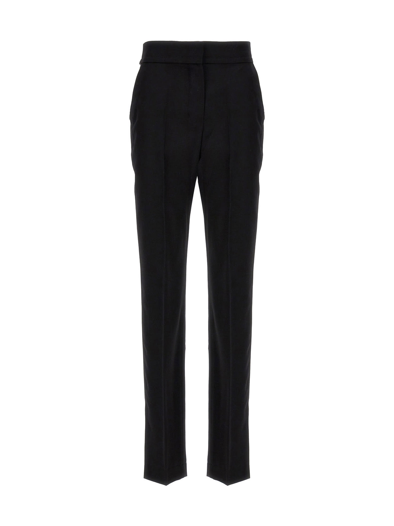 Jacquemus Le Pantalon Tibau Wool Twill Flare Pants In Black