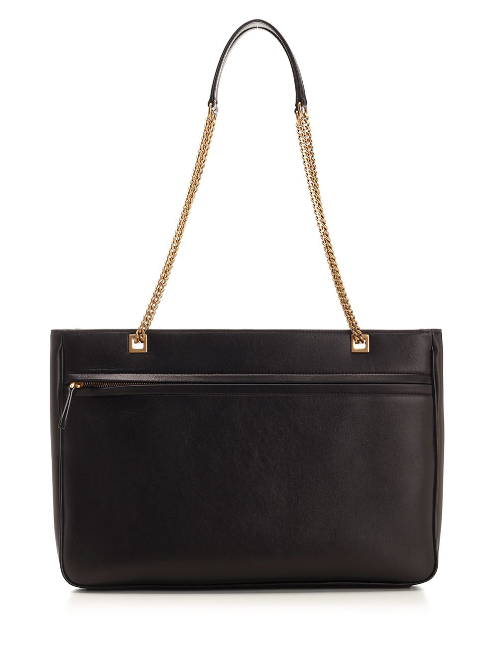 Valentino Viva Superstar Leather Shoulder Bag With Maxi Vlogo Signature On The Front In Nerospice