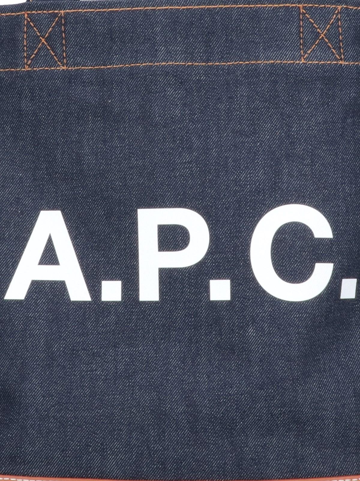 Shop Apc - Axelle Tote Bag In Brown