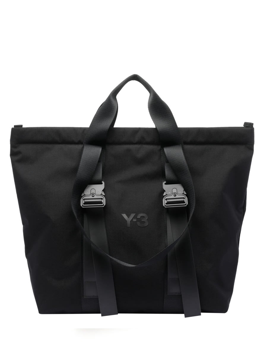 Y-3 Shopper With Logo In Black