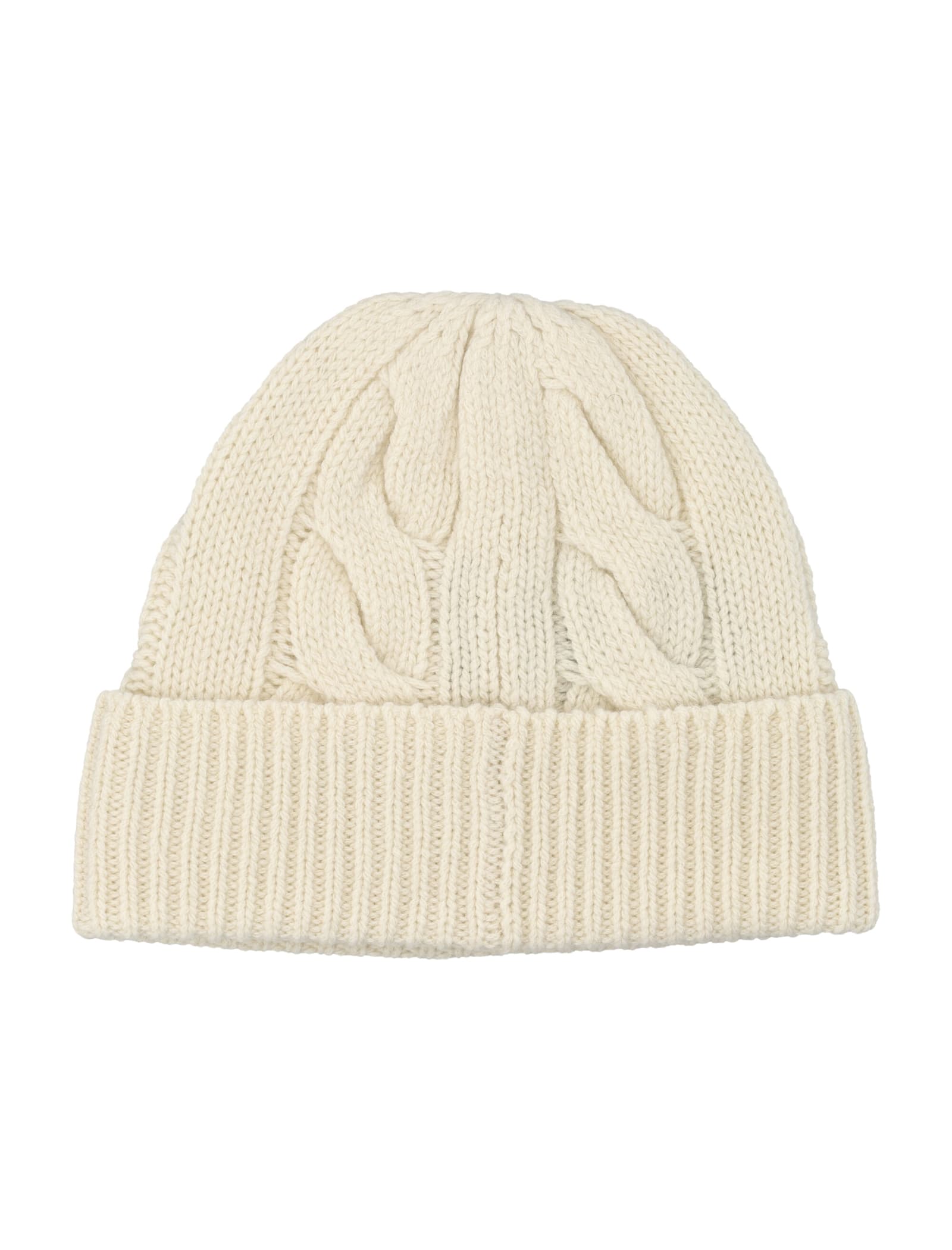 Polo Ralph Lauren Polo Bear Cable Wool-blend Beanie In Neutral