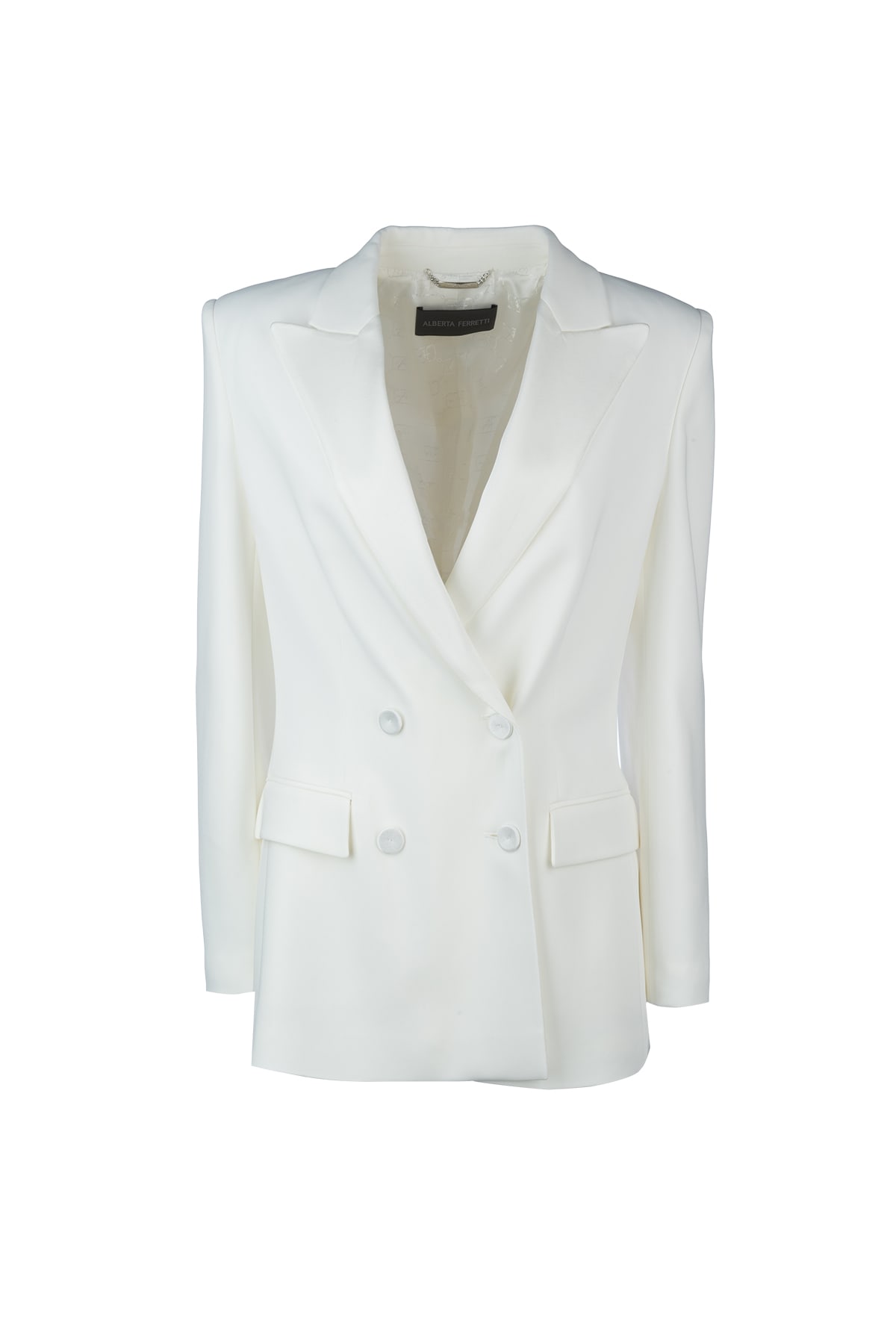 Alberta Ferretti Giacche & Gilet In Bianco