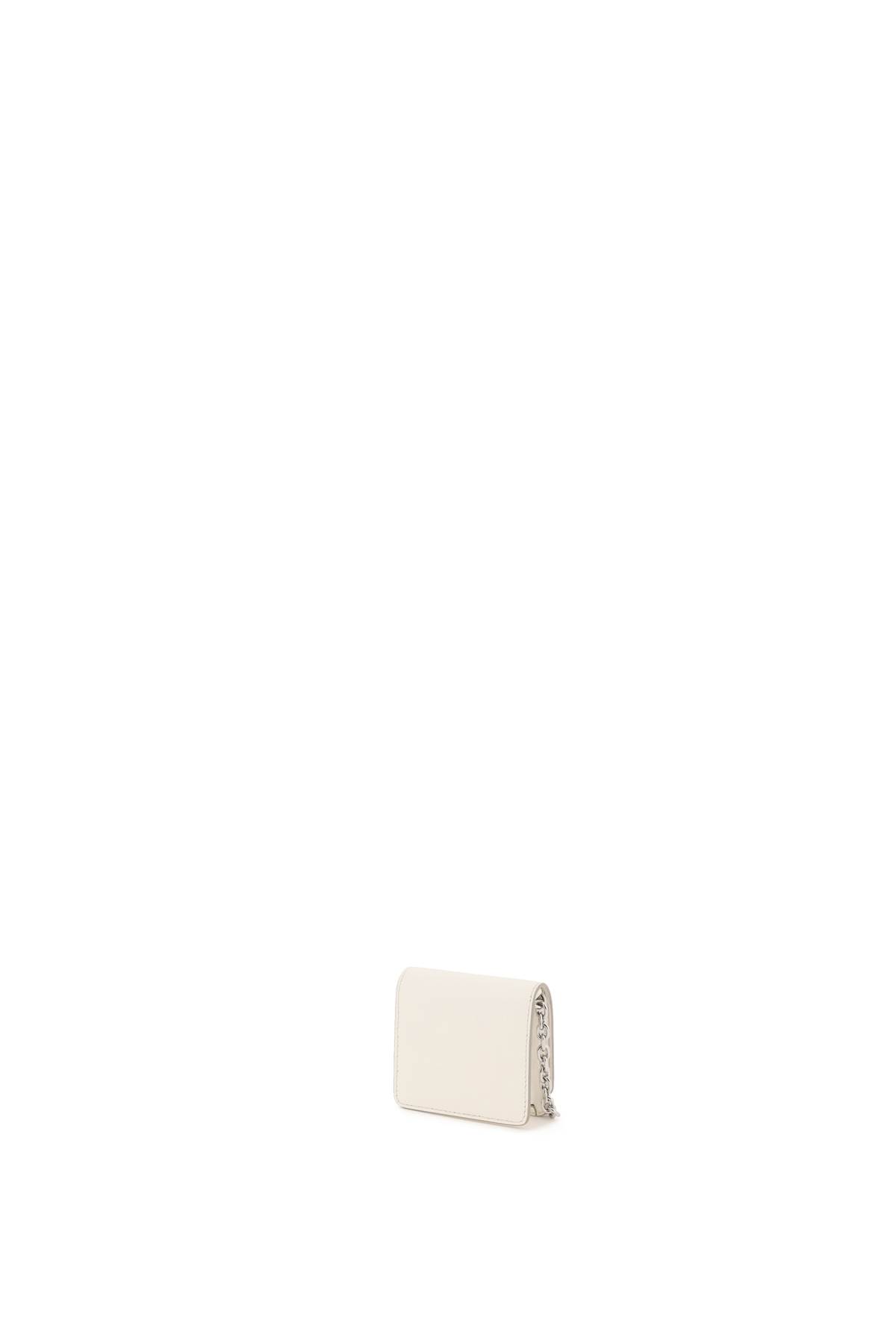 Maison Margiela Micro Bag With Chain In White