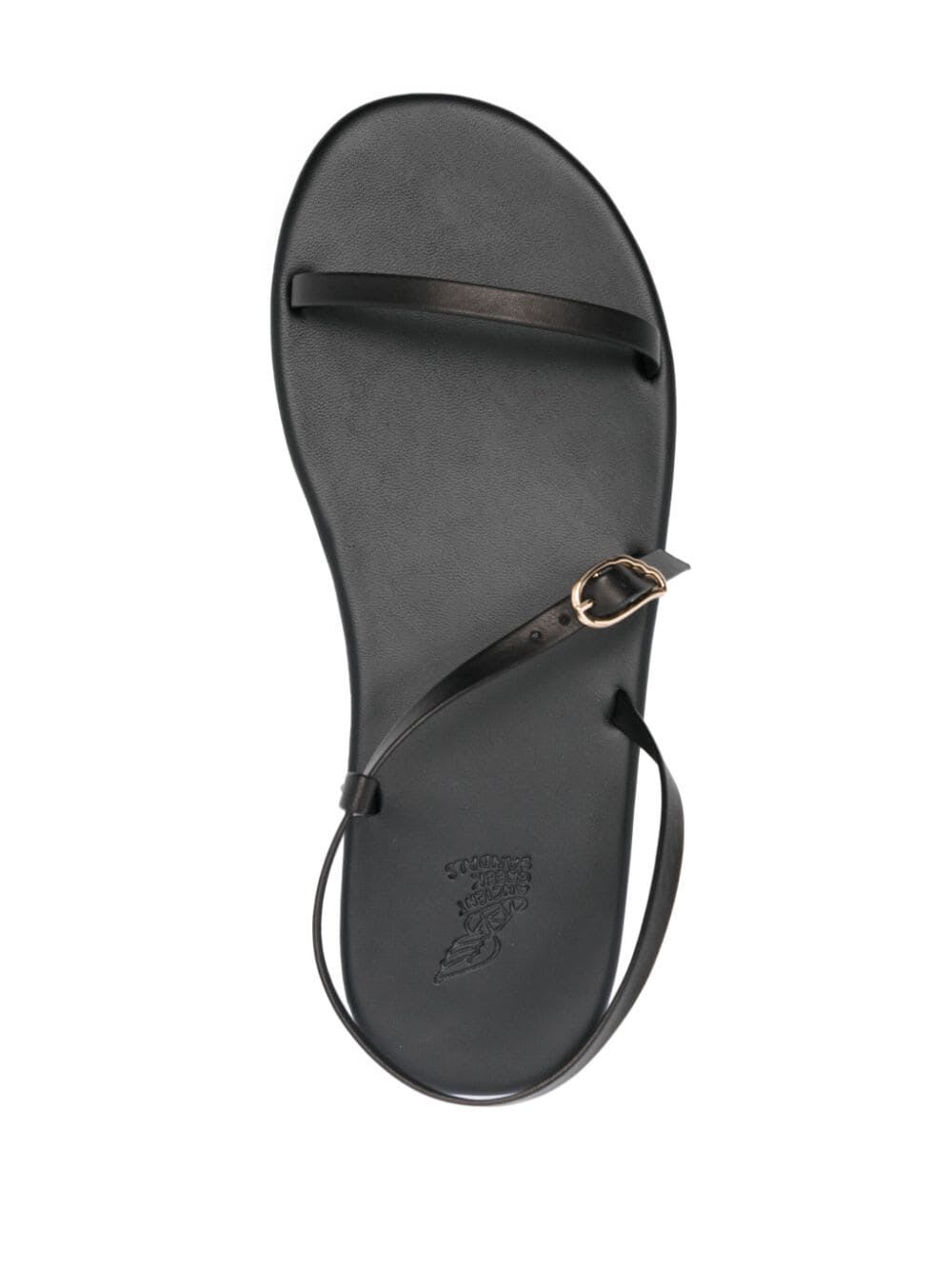 Shop Ancient Greek Sandals Niove Flip Flop Sandal In Black