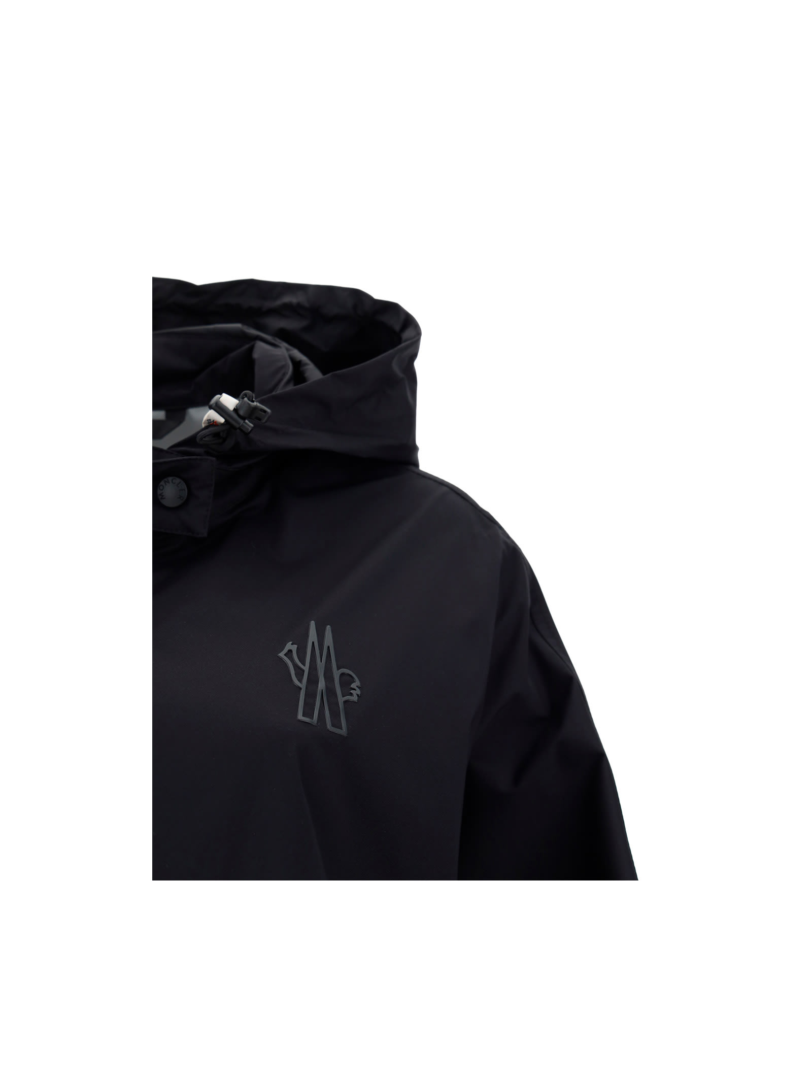 Shop Moncler Vorassay Coat In Black