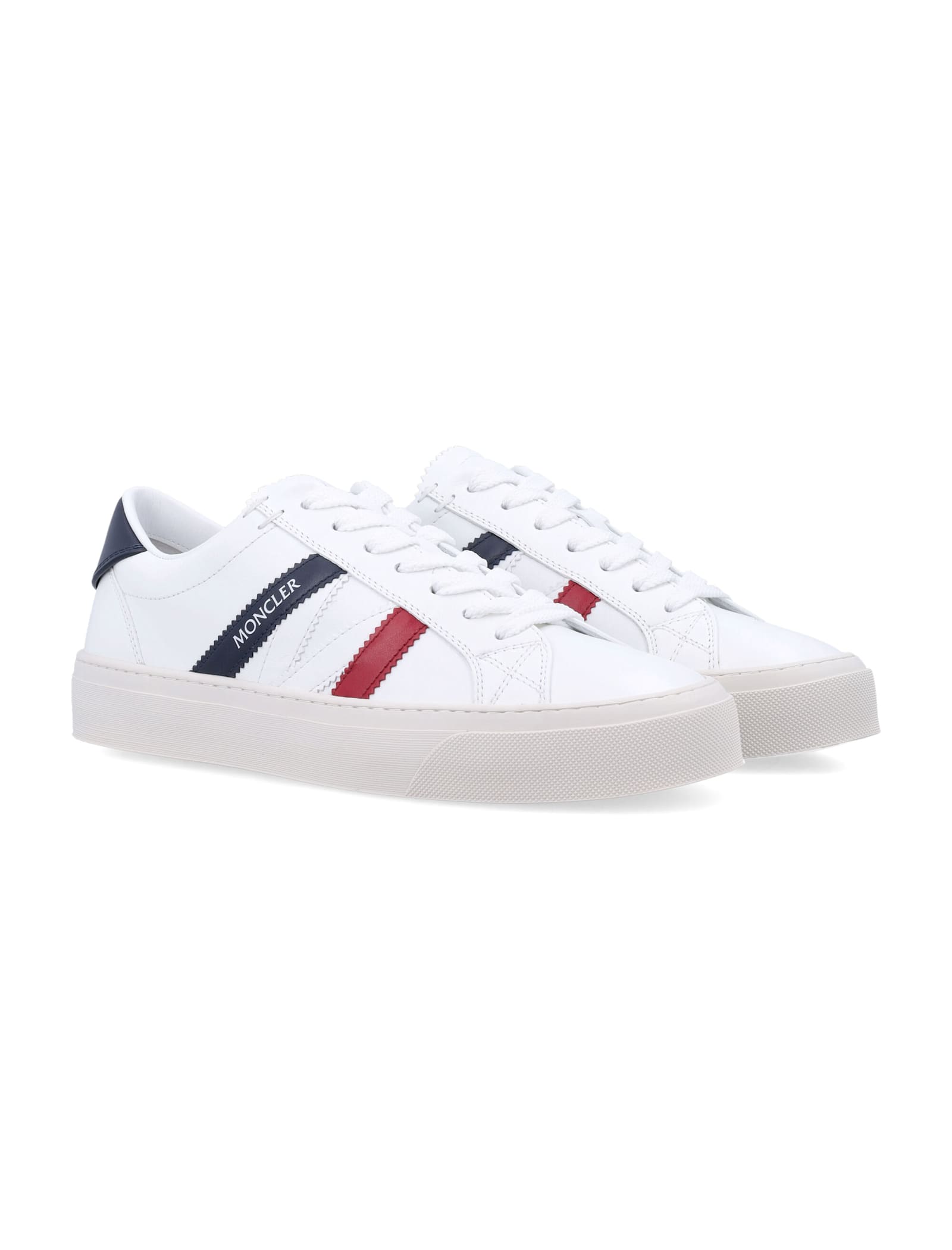 Shop Moncler Monaco2 Sneakers In White