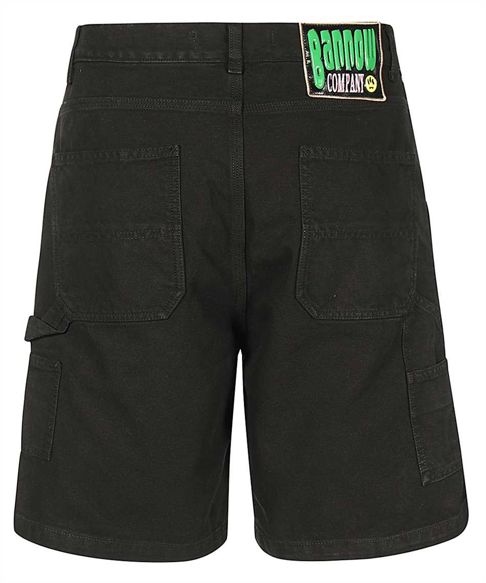 Barrow Cotton Bermuda Shorts In Black