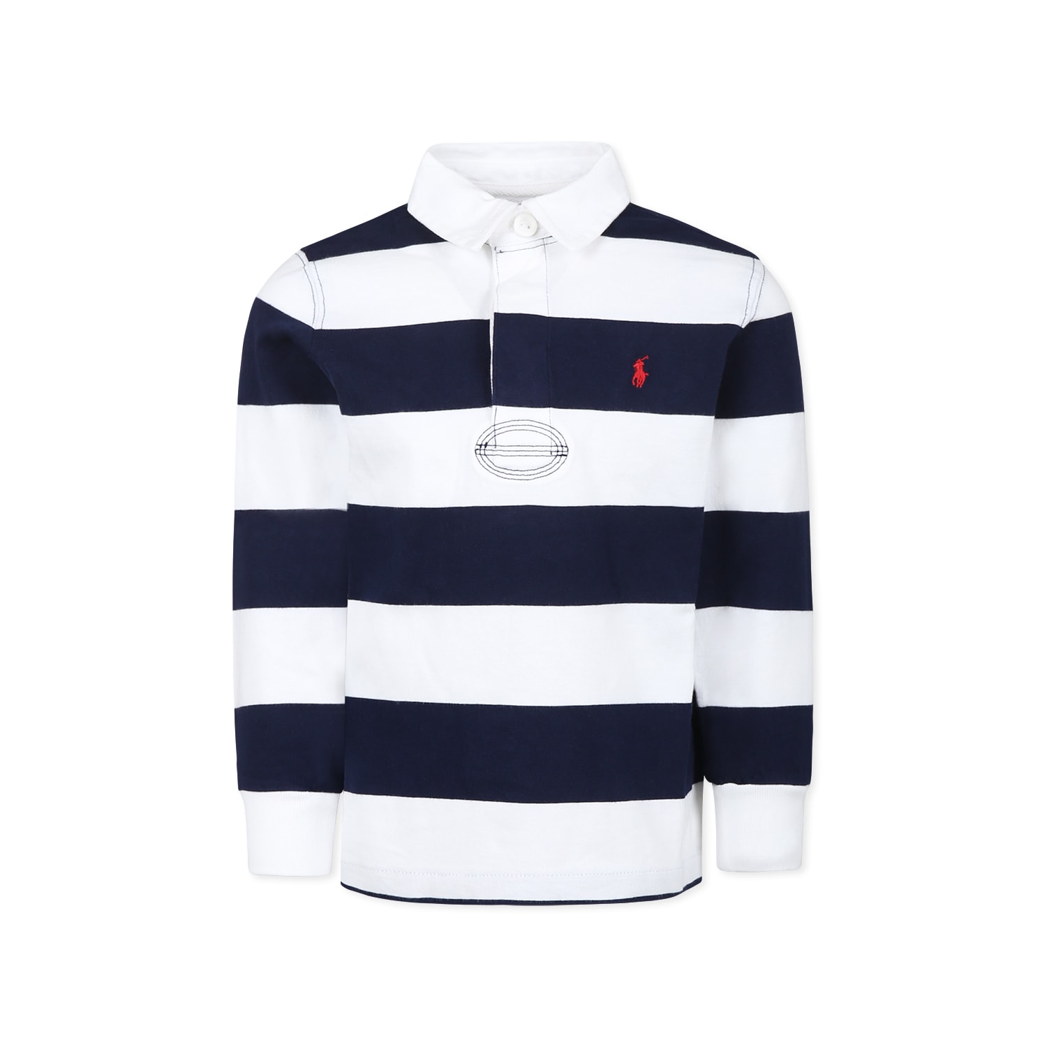 Polo Ralph Lauren Cotton Rugby Shirt In Multicolor
