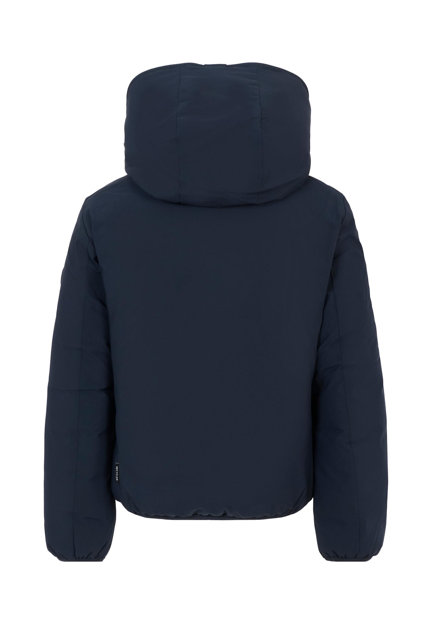 Save The Duck Blue Reversible Down Jacket Oliver For Boy With Logo In Blue