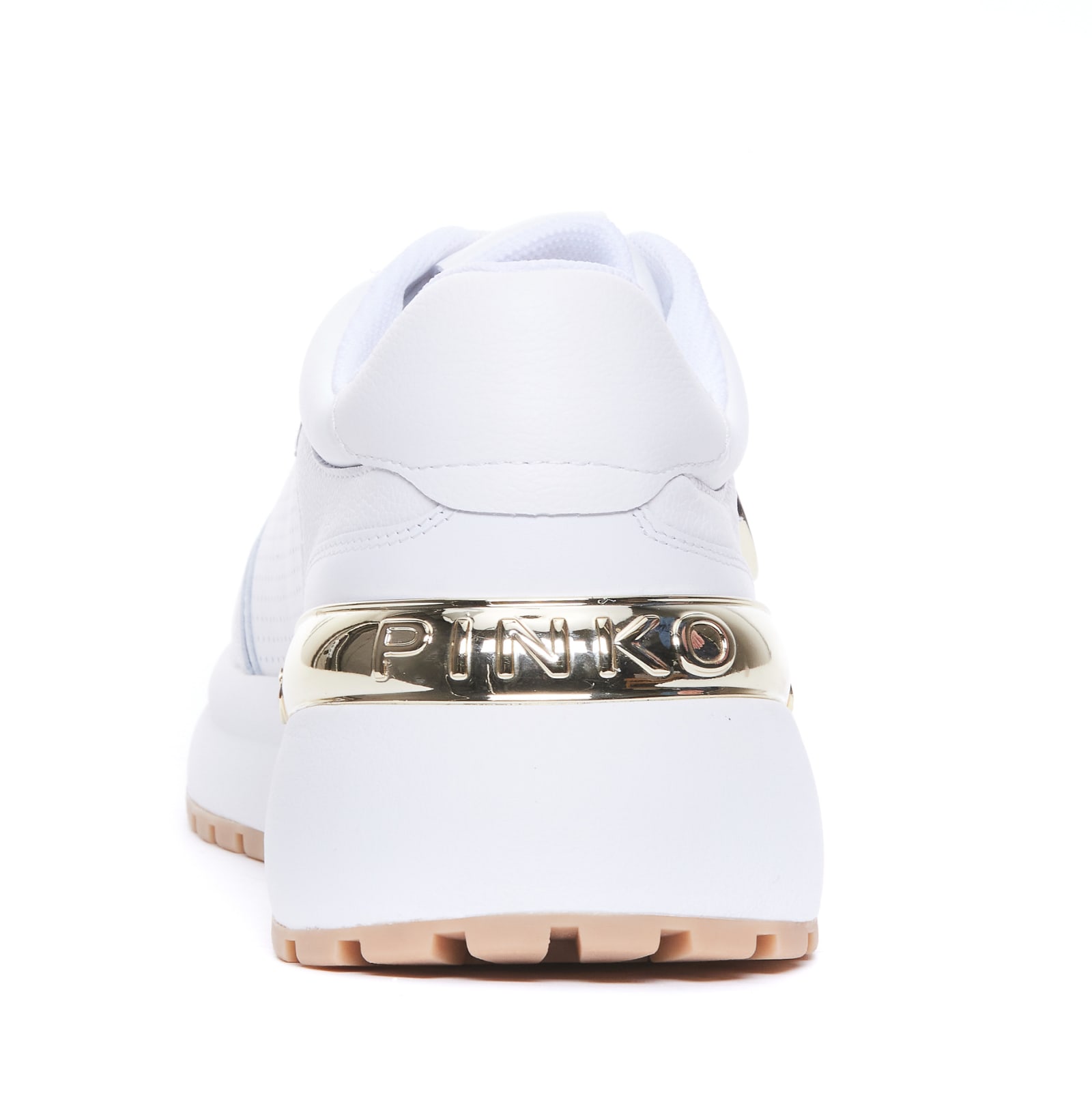 Shop Pinko Gem 01 Sneakers In White