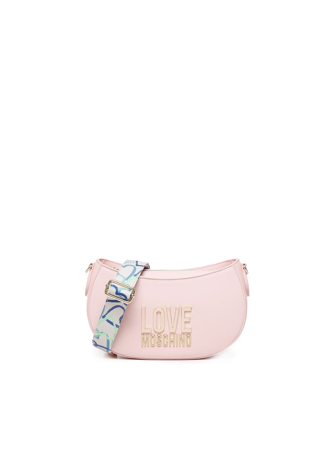 Shop Love Moschino Jelly Shoulder Bag In Pink