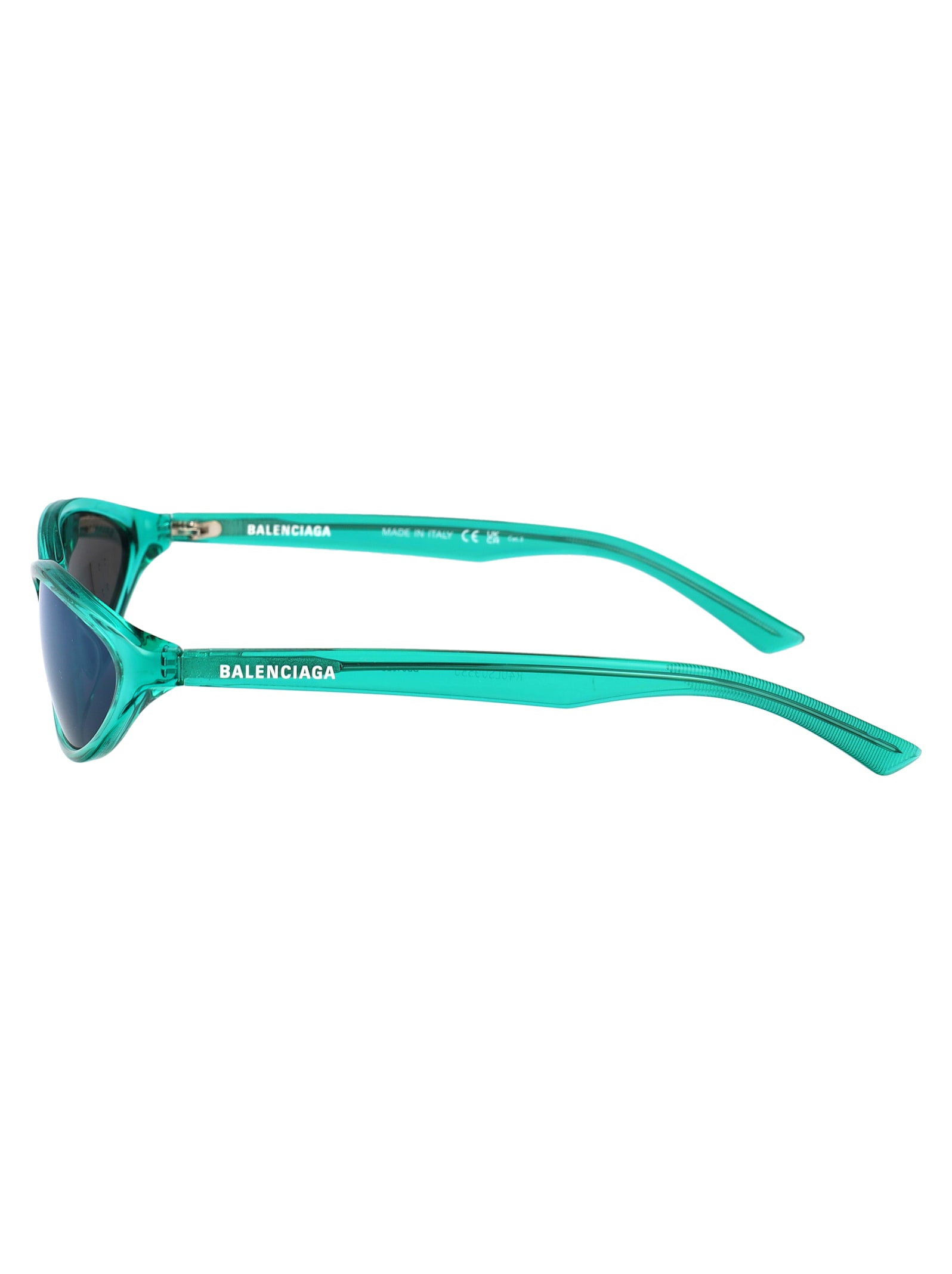 Balenciaga Bb0402s Sunglasses In Green-green-green