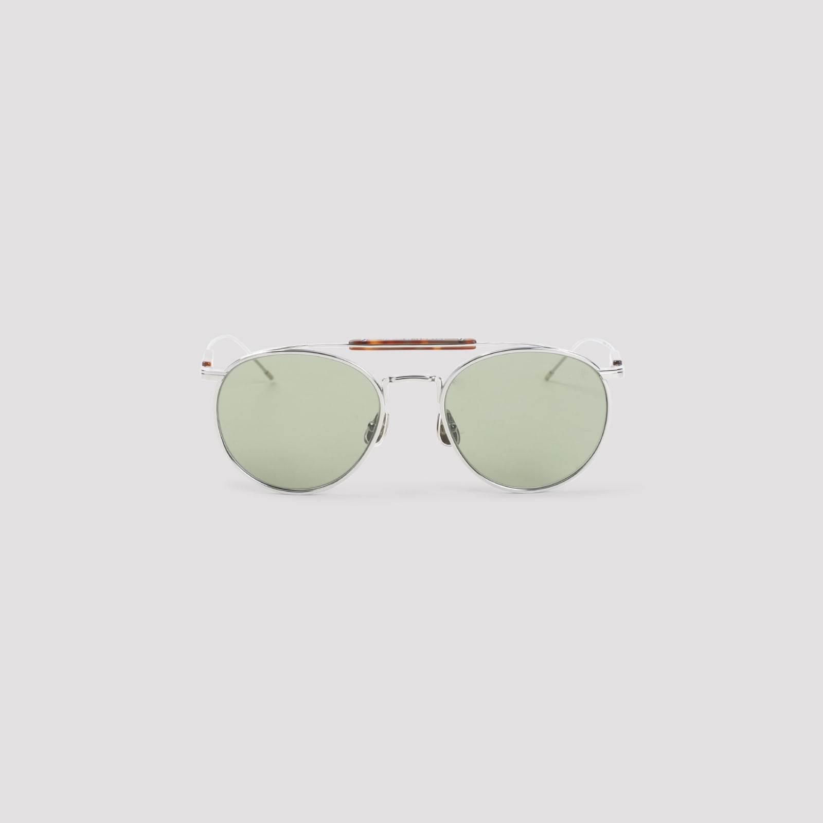 Shop Brunello Cucinelli Metal Sunglasses Sunglasses In 500152 Argento