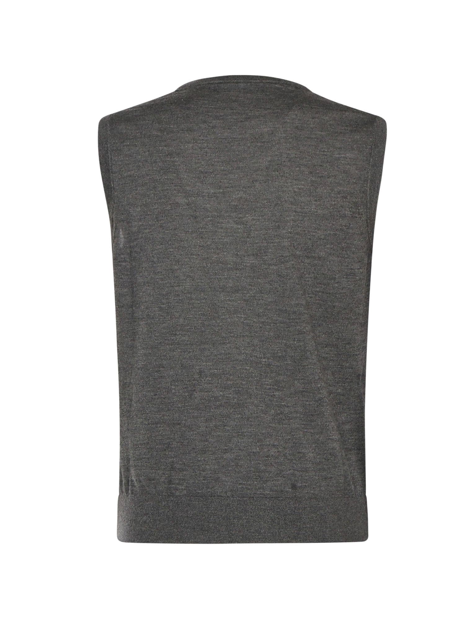 Dolce & Gabbana Cashmere Sweater In Gray