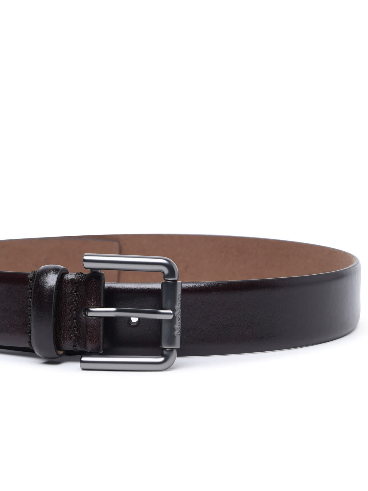 Shop Max Mara Brown Leather Belt