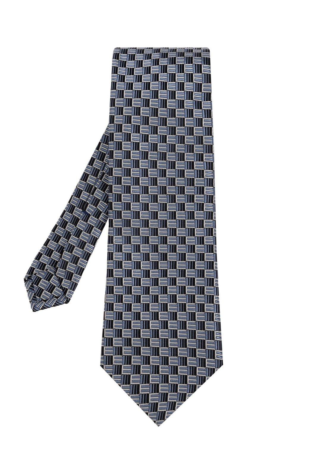 Jacquard Pointed-tip Tie