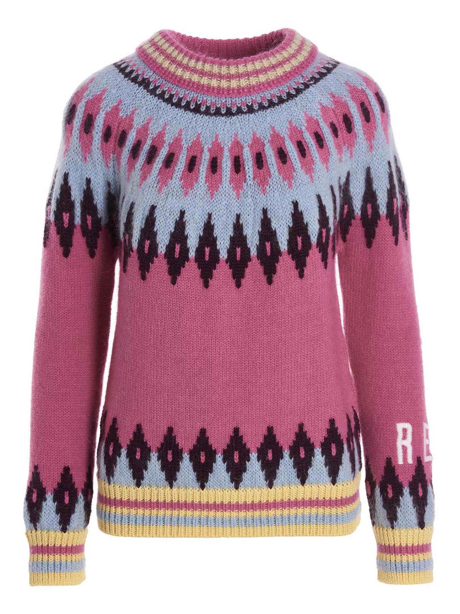 RED Valentino Jacquard Patterned Sweater