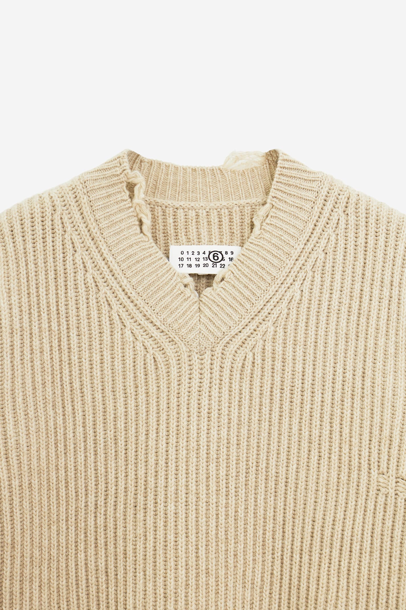 Mm6 Maison Margiela Knitwear In Neutral
