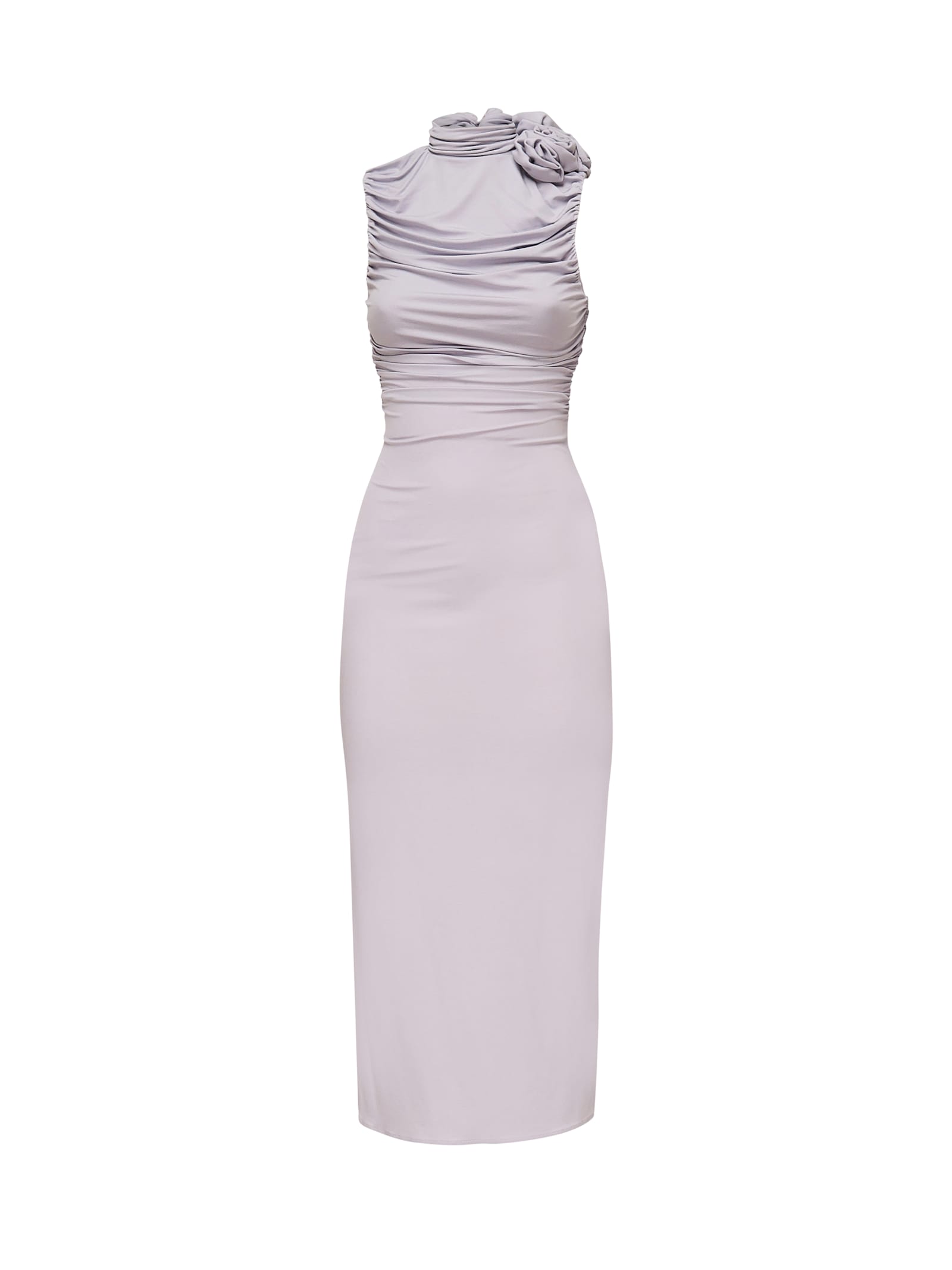 Magda Butrym Magda Burtym Ruched Mock Neck Midi Dress