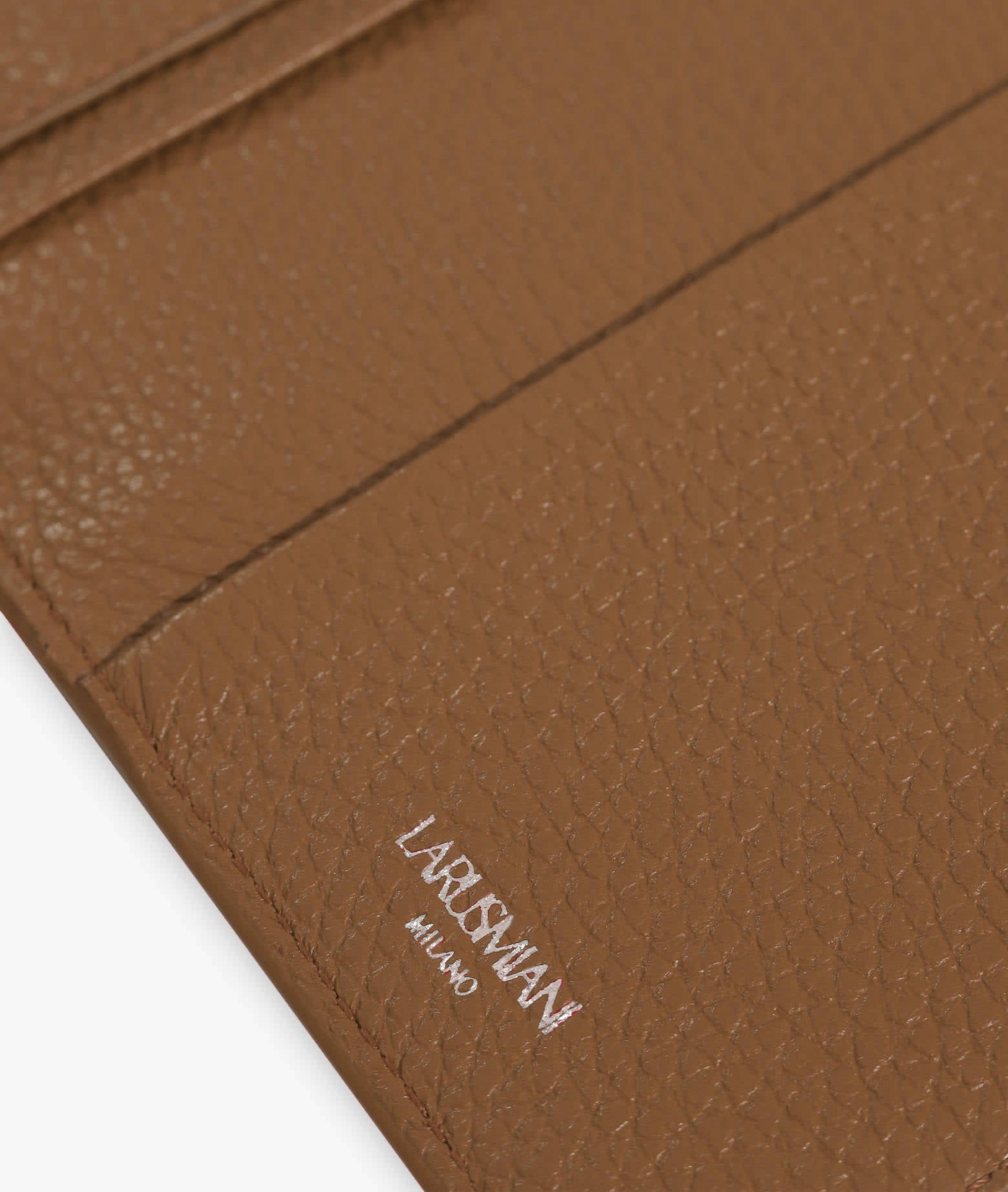 Larusmiani Vertical Card Holder St.moritz Wallet In Sienna