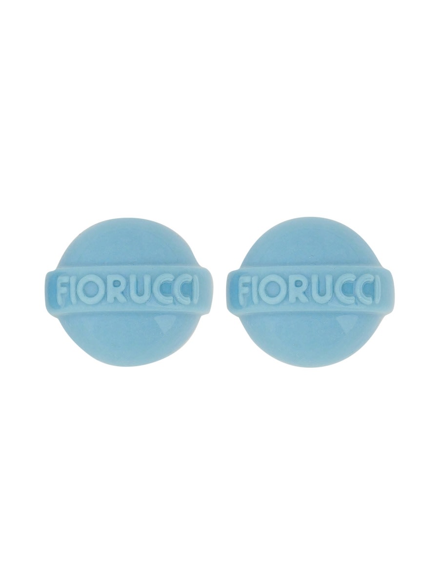 Shop Fiorucci Lollipop Earrings In Azure
