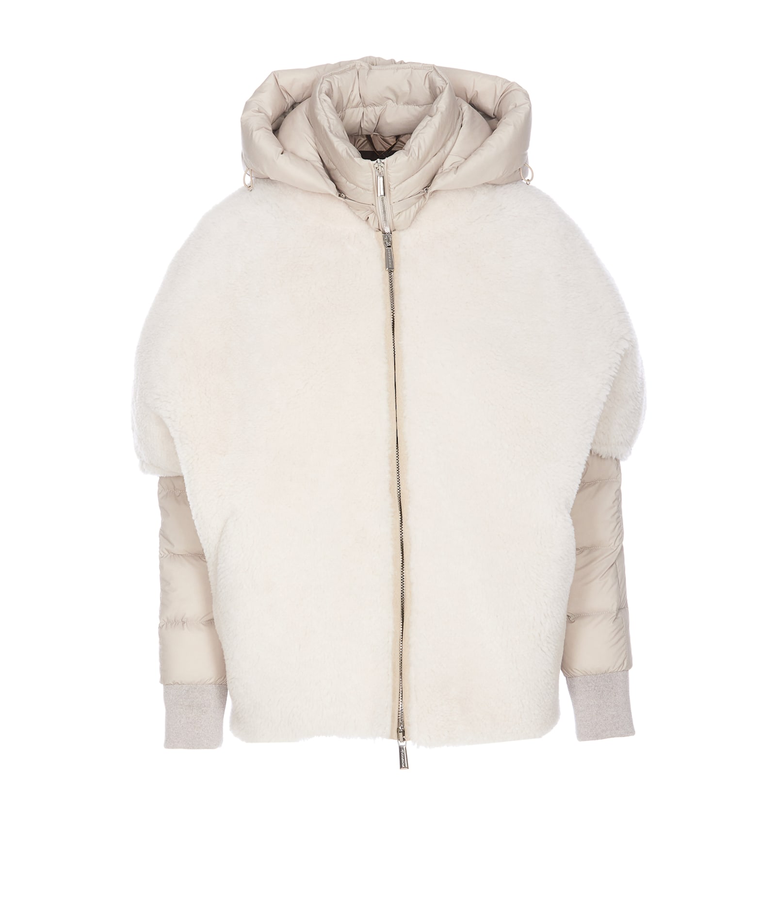 Shop Moorer Pegaso-cwr Down Jacket In White