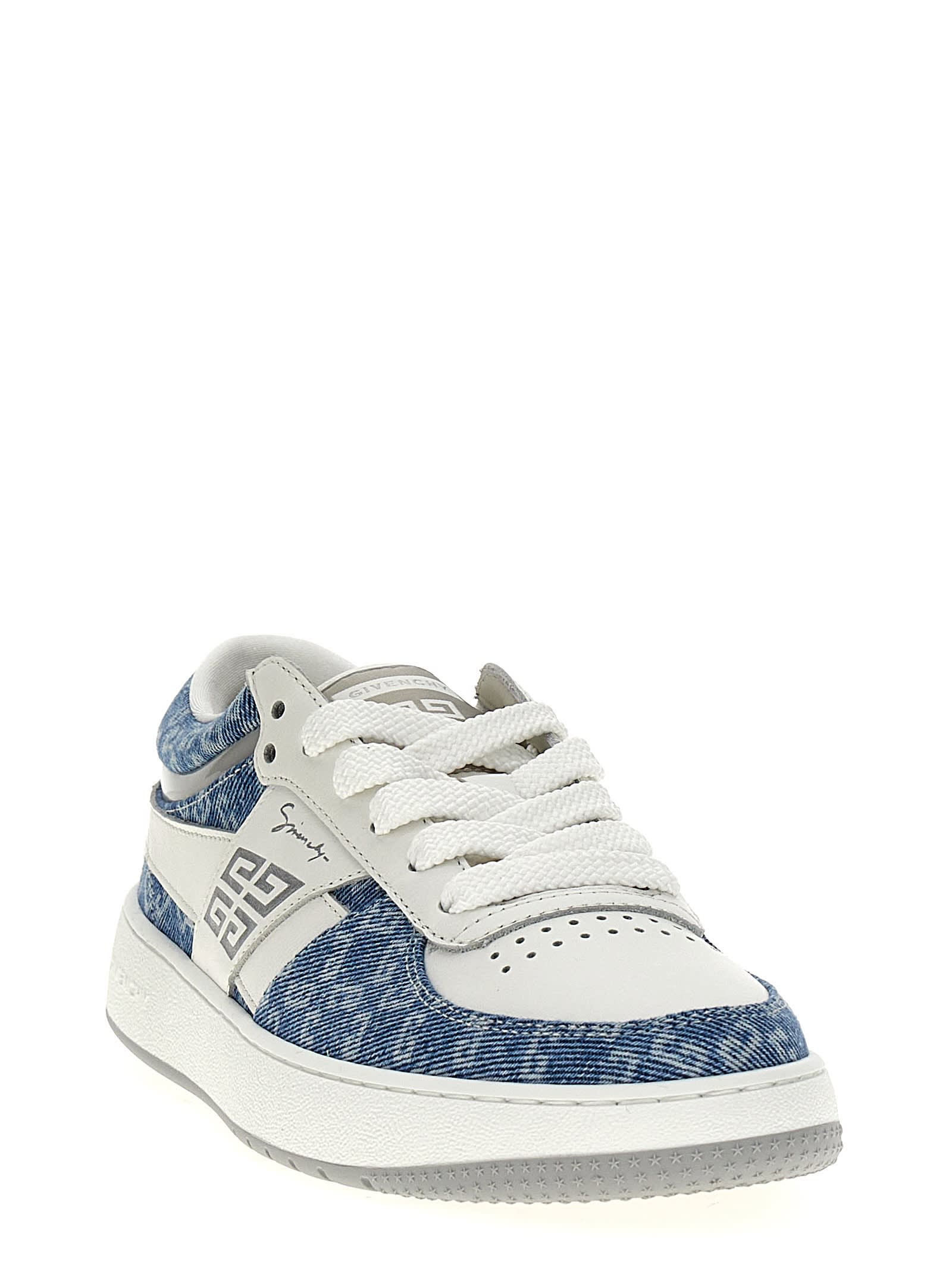 Givenchy Lace Up Sneakers In Blue
