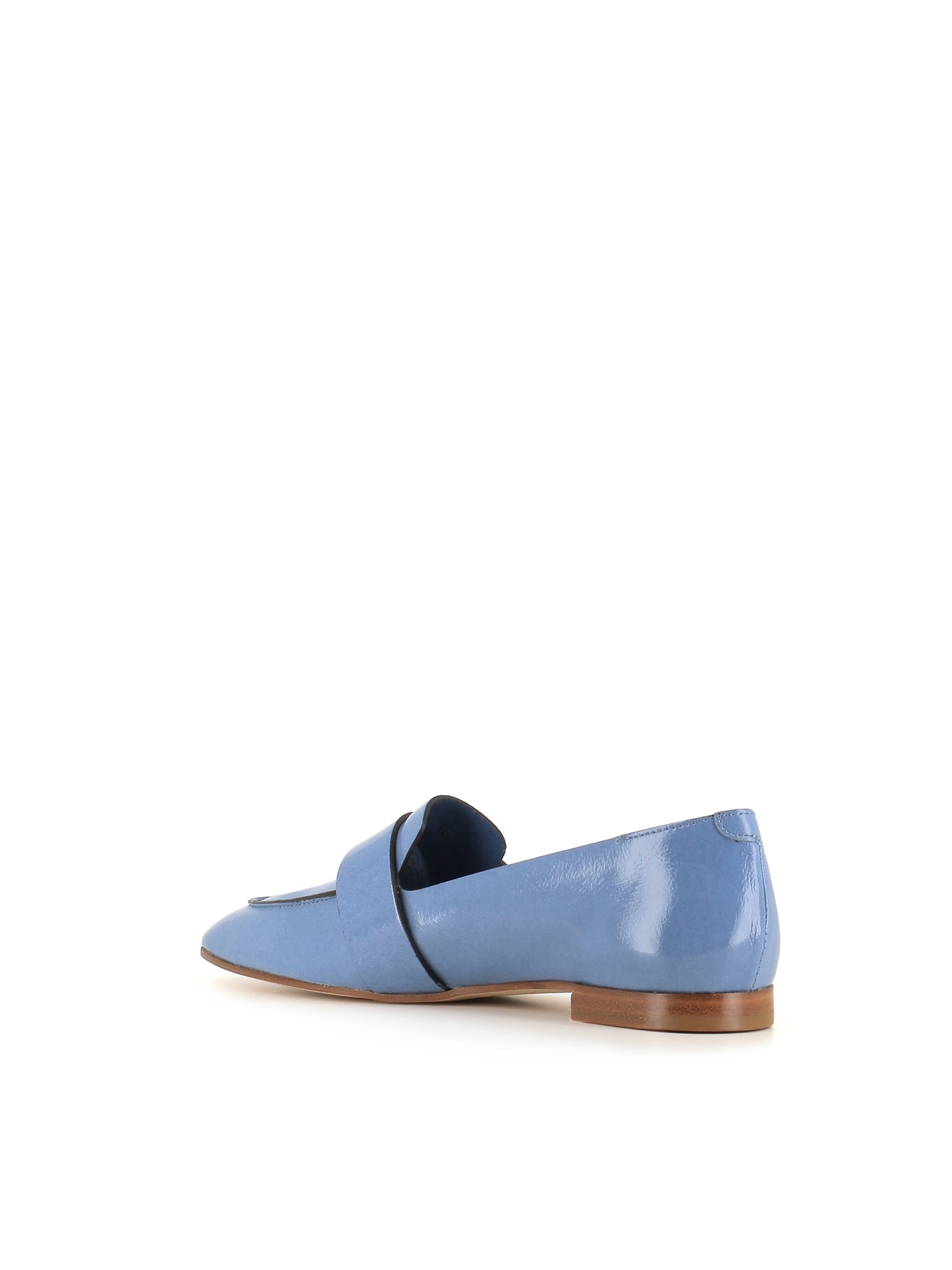 Del Carlo Buckle-strap Loafers In Purple
