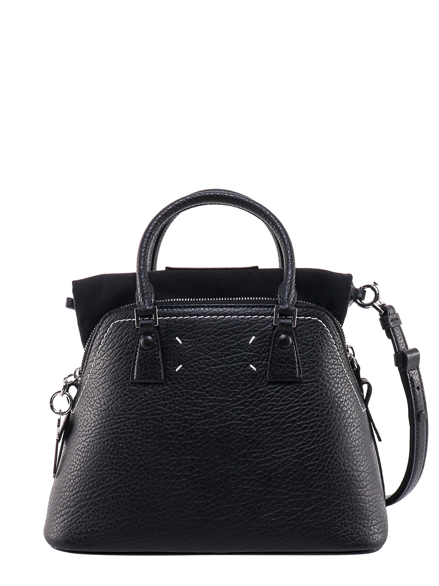 Shop Maison Margiela 5ac Handbag In Black