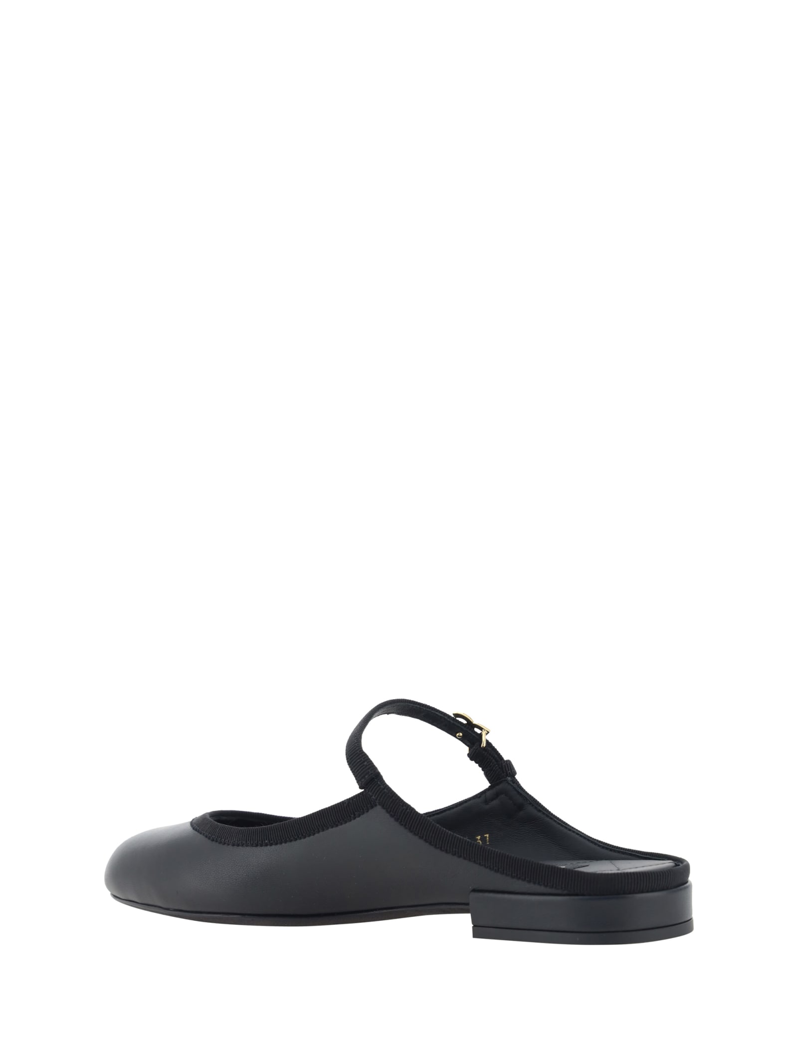 Shop Dolce & Gabbana Ballerinas In Nero/nero