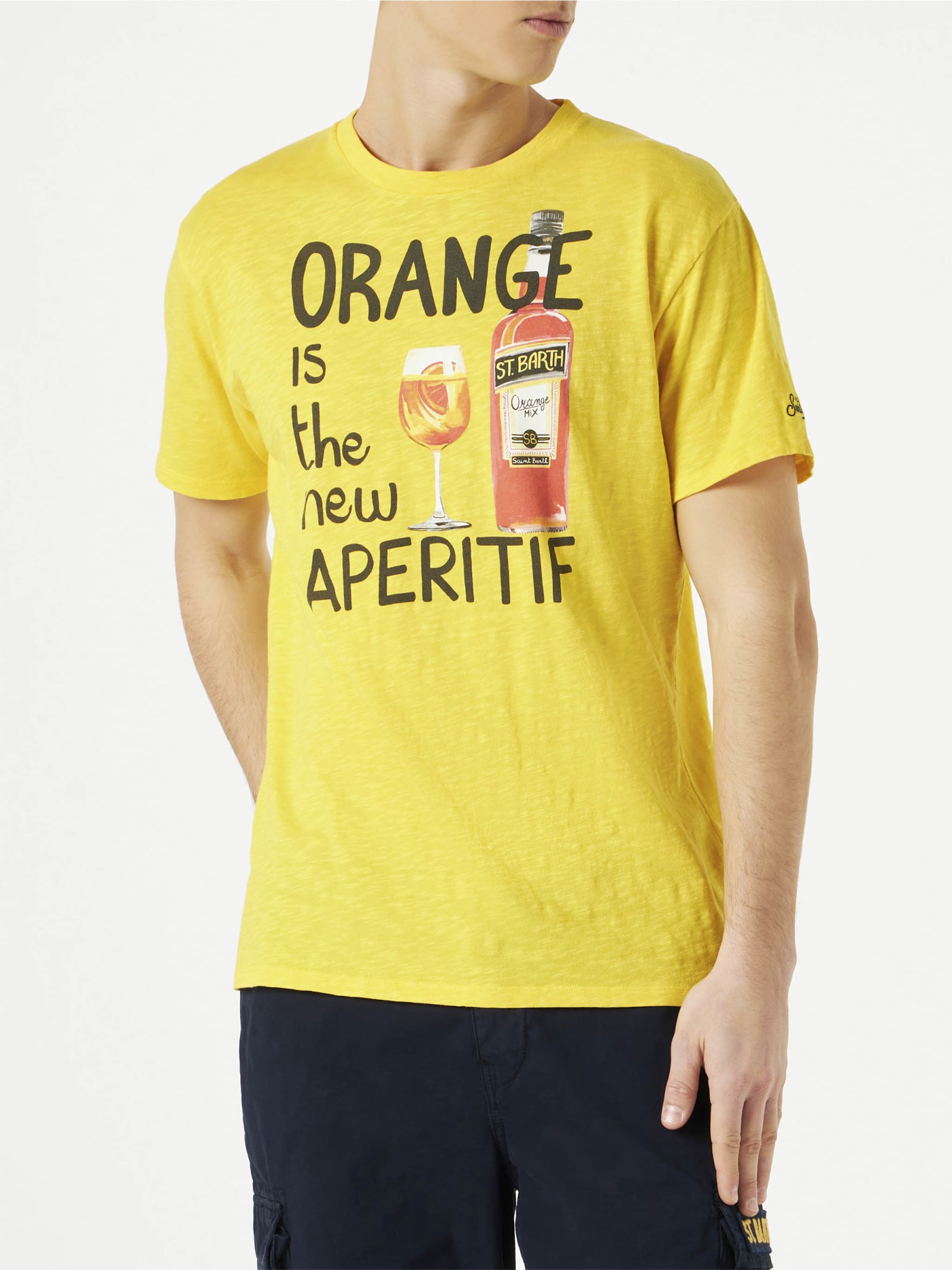 Mc2 Saint Barth Aperitif Print Man T-shirt