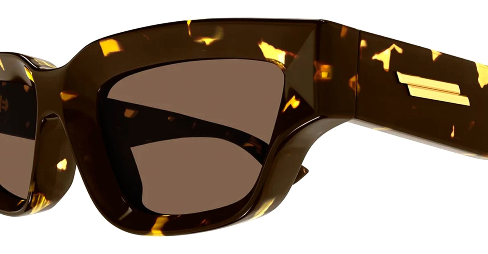 Shop Bottega Veneta Bv1250s-002 - Tortoise Sunglasses
