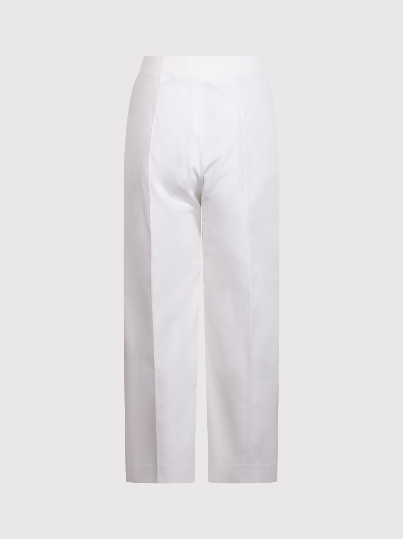 Shop Patou Wide-leg Cotton Trousers