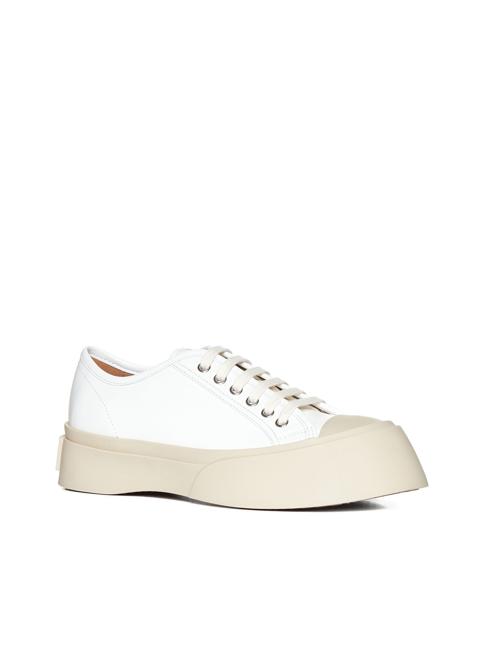 Shop Marni Sneakers In Lily White