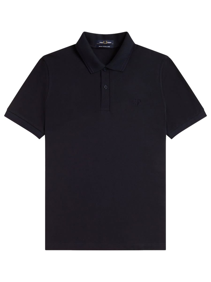 Fred Perry Polo With Logo In Black