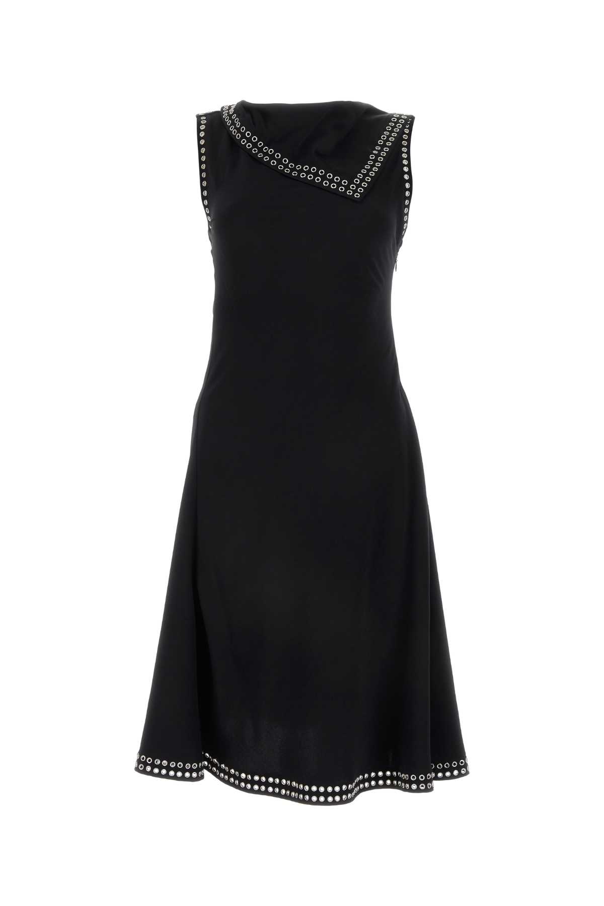 Burberry Black Satin Dress