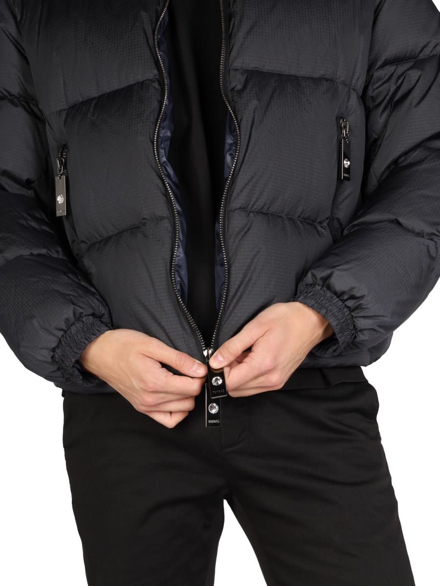 Shop Tatras Tall Neck Down Jacket In Black