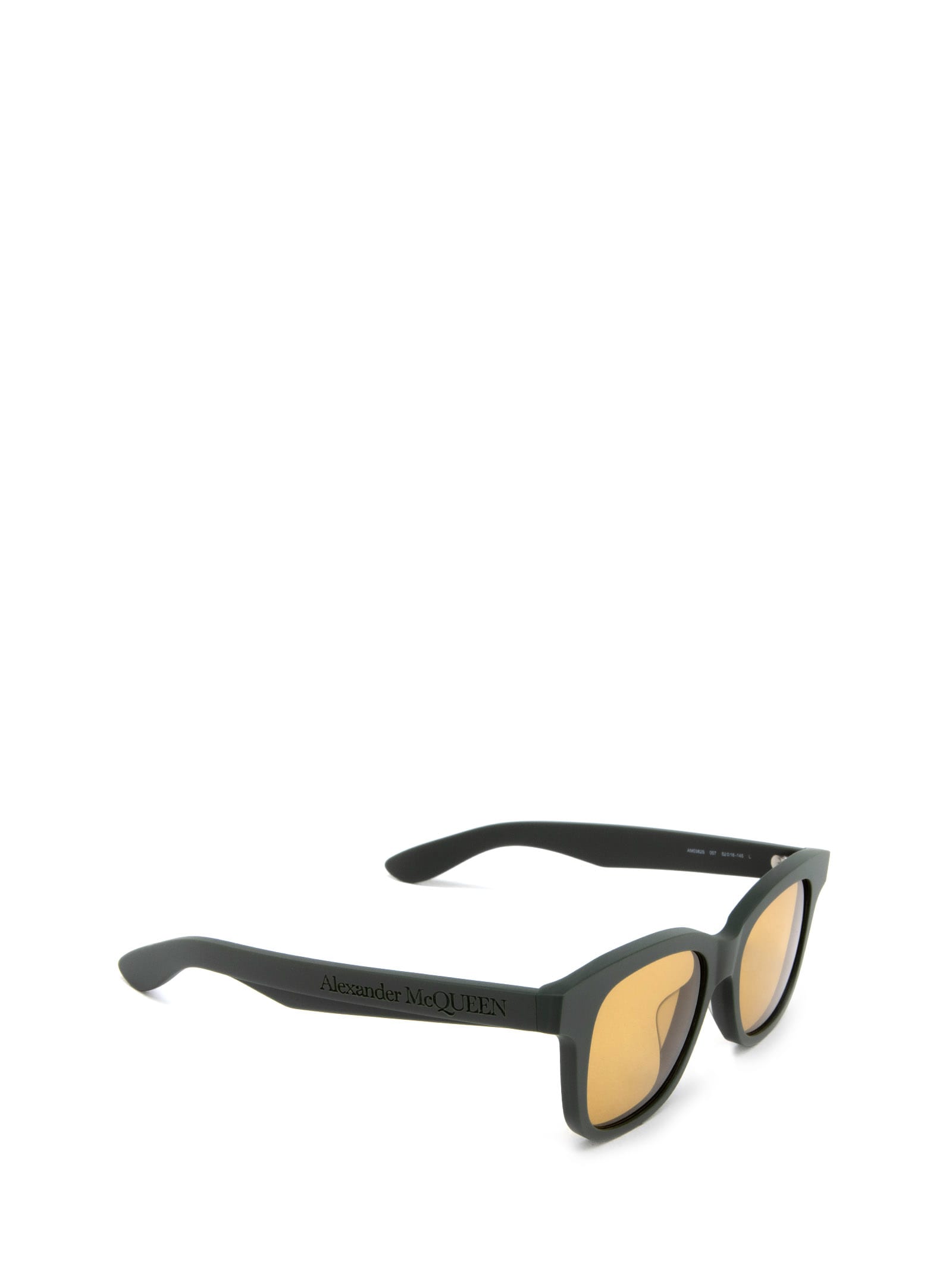 Shop Alexander Mcqueen Am0382s Green Sunglasses