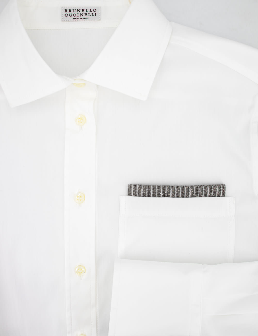 Shop Brunello Cucinelli Shirt In Bianco