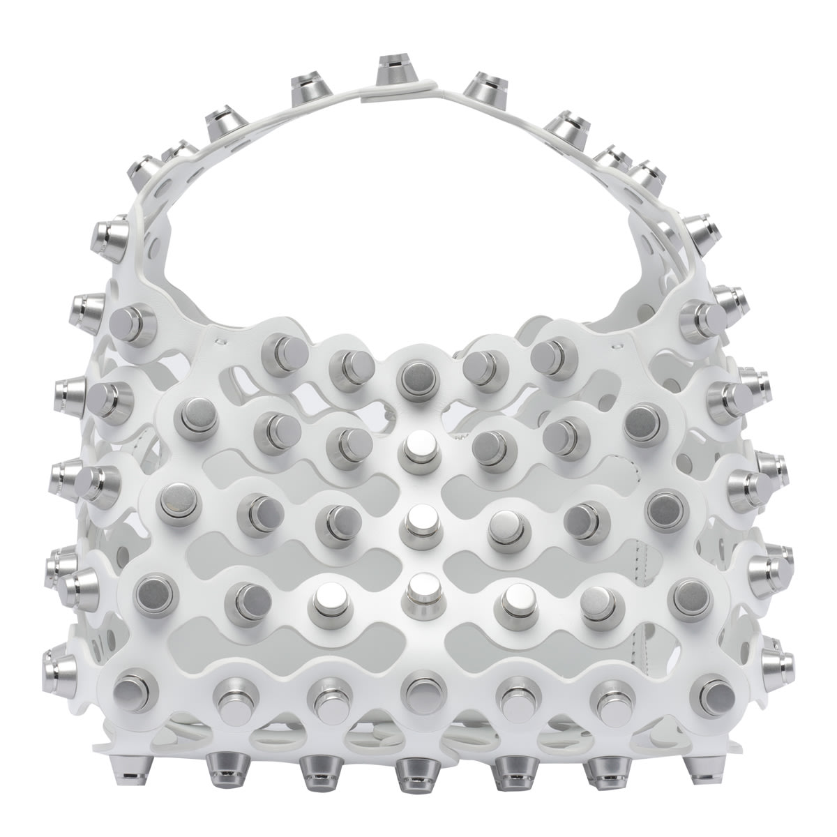 Alexander Wang Rex Small Nappa Leather Bag In White In White