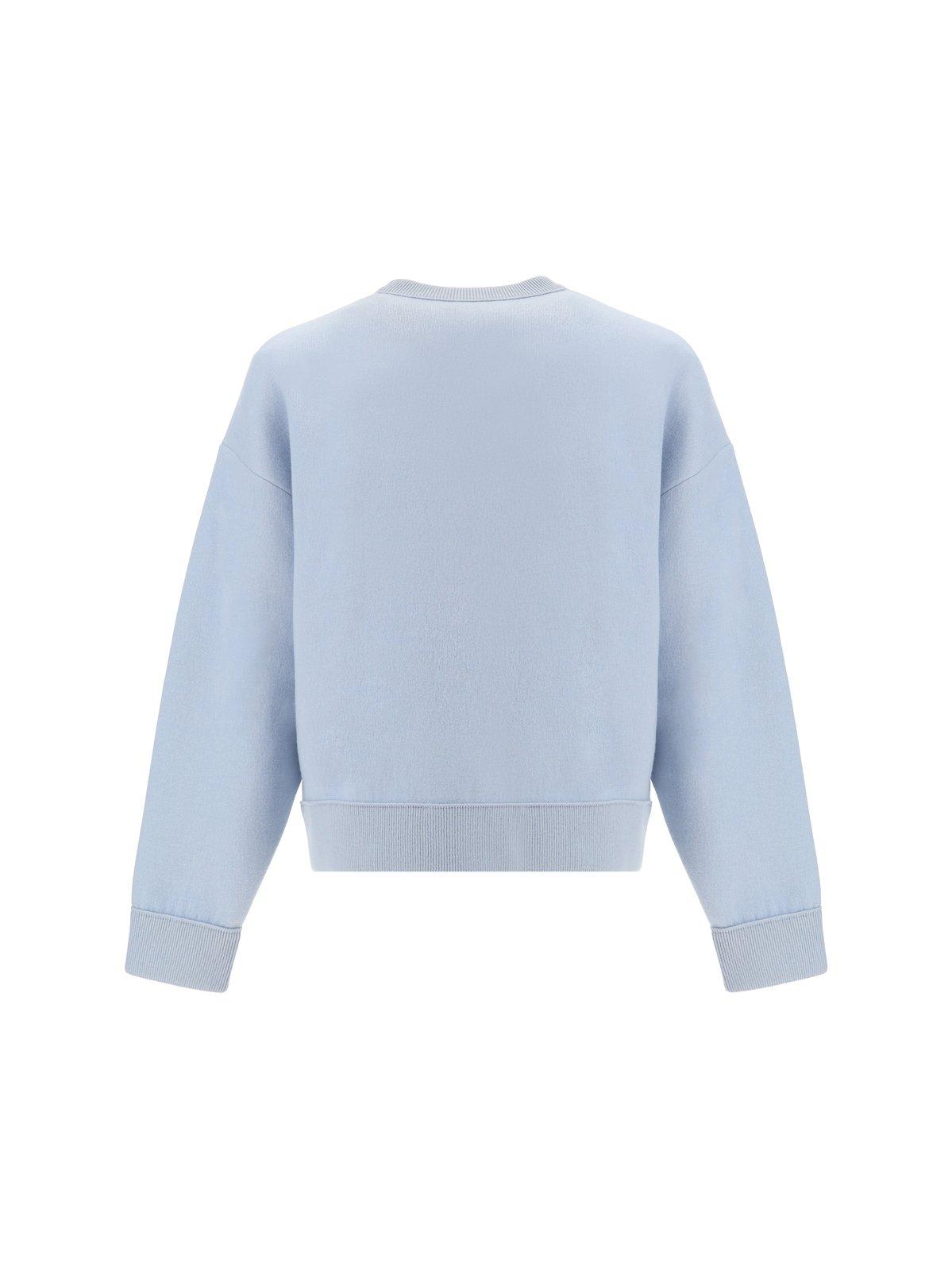 Shop Bottega Veneta Crewneck Sweatshirt In Bubble