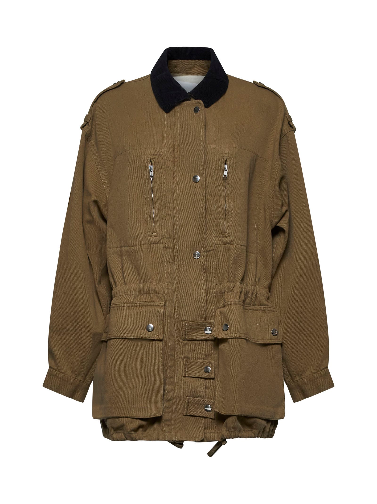 Shop Marant Etoile Jacket In Khaki