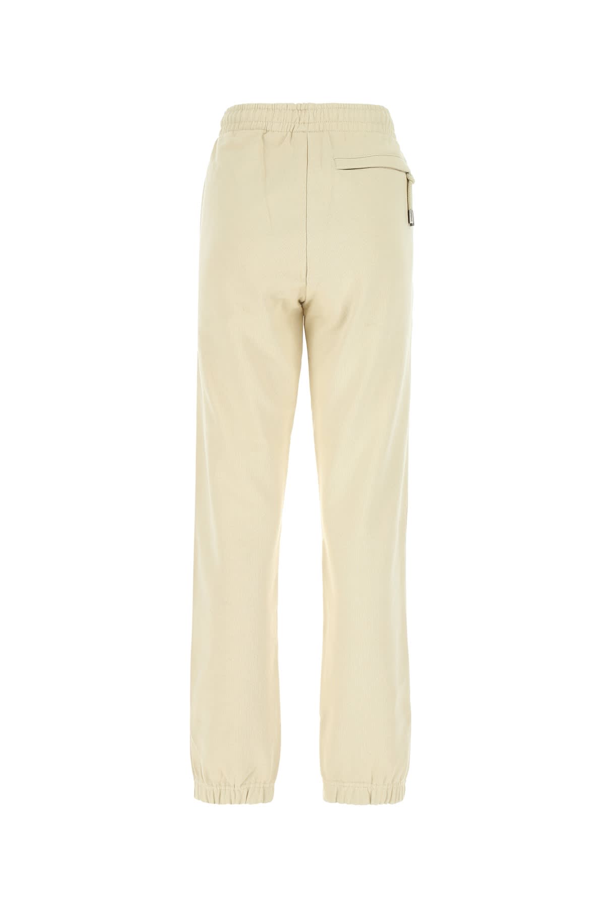 Jacquemus Sand Cotton Joggers In 130