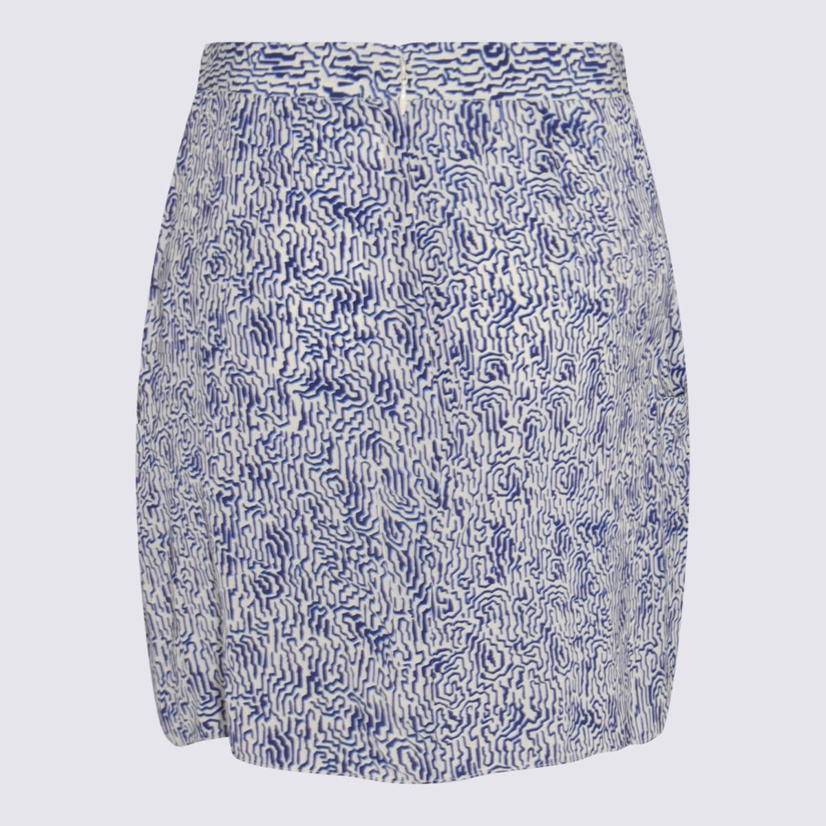 Shop Marant Etoile Blue Cotton Skirt