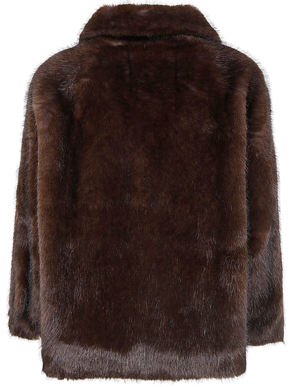 Shop Valentini 1972 Eco Zibellino Fur In Cocoa