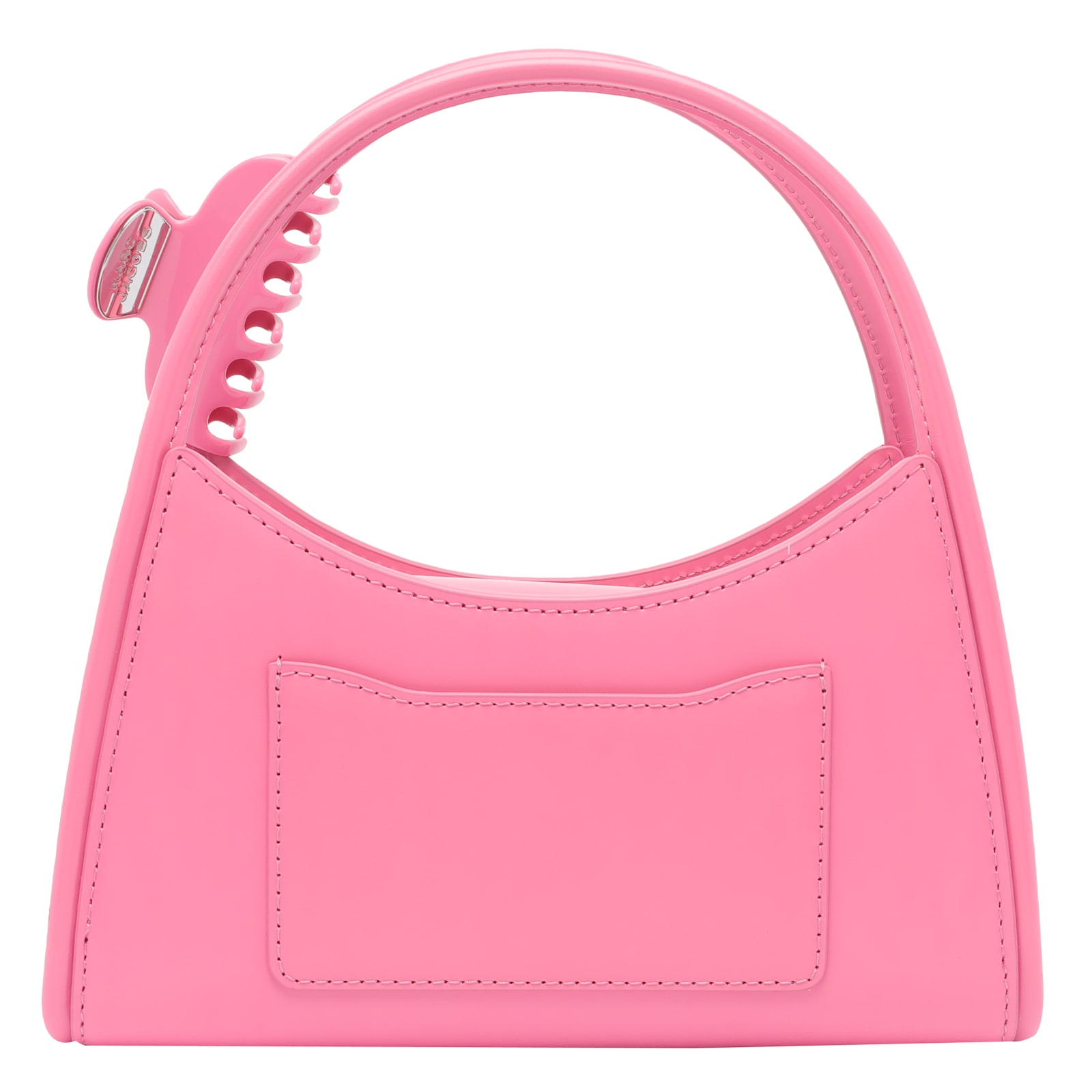 Marc Jacobs The Claw Clip Shoulder Bag In Brushed Leather Color Pink In Pink