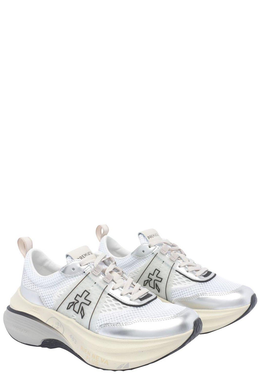 Premiata Hill Lace-up Sneakers In Multi