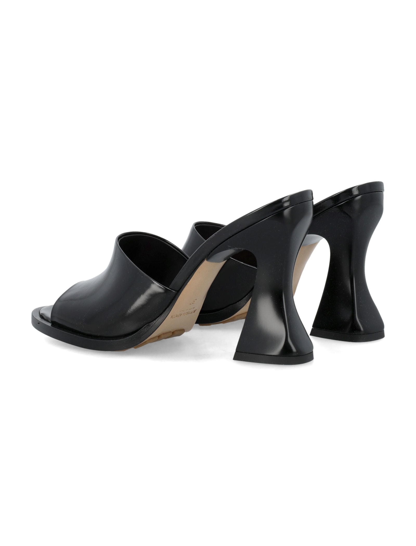 Shop Bottega Veneta Cha-cha Mules In Black