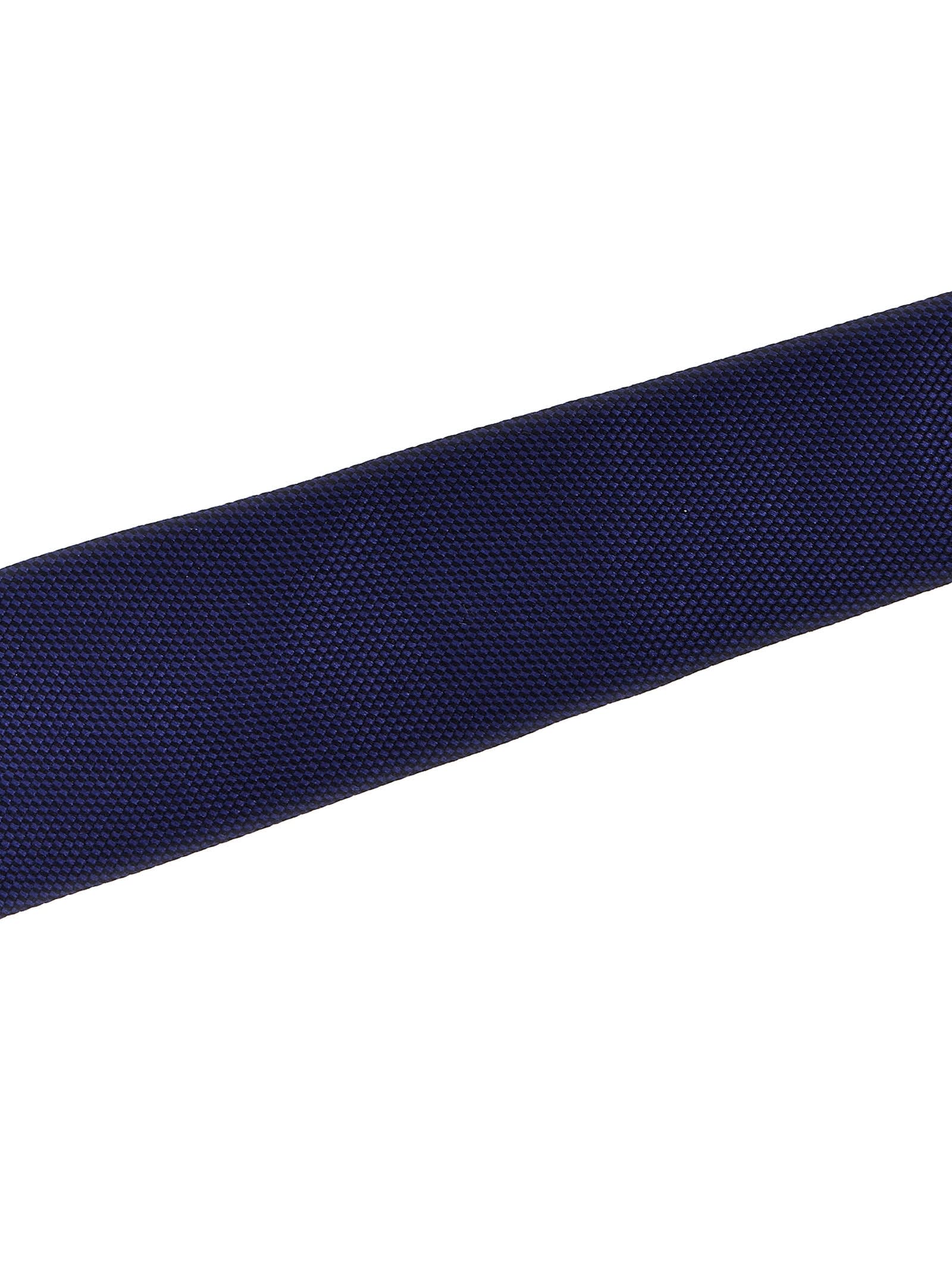 Shop Brunello Cucinelli Silk Tie In Blue