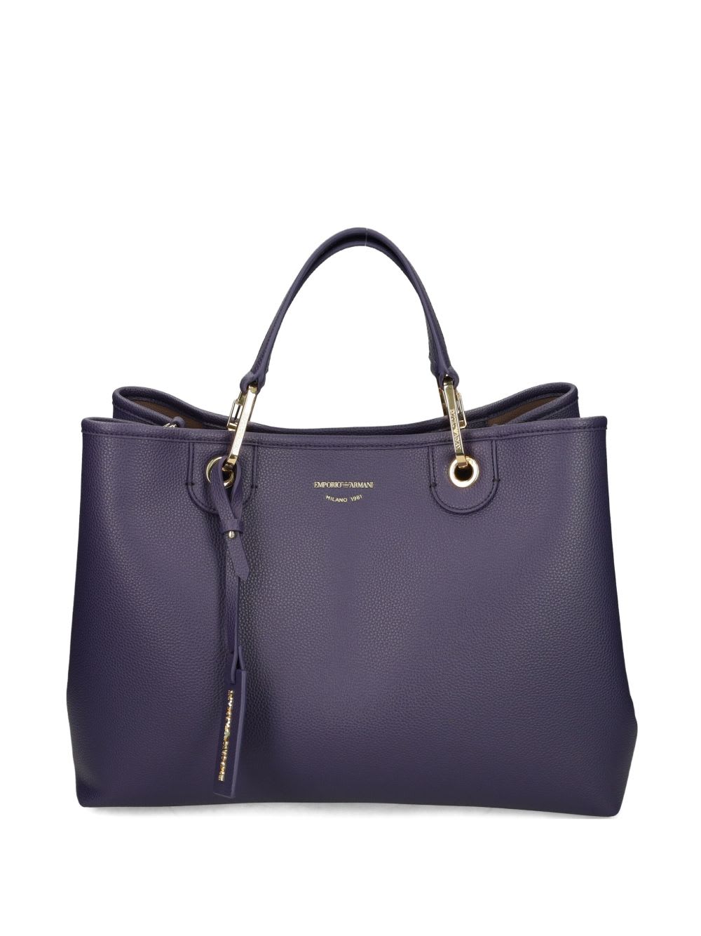 Emporio Armani Myea Medium Shopping Bag In Purple